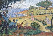 Paul Signac sketch for oil painting reproduction